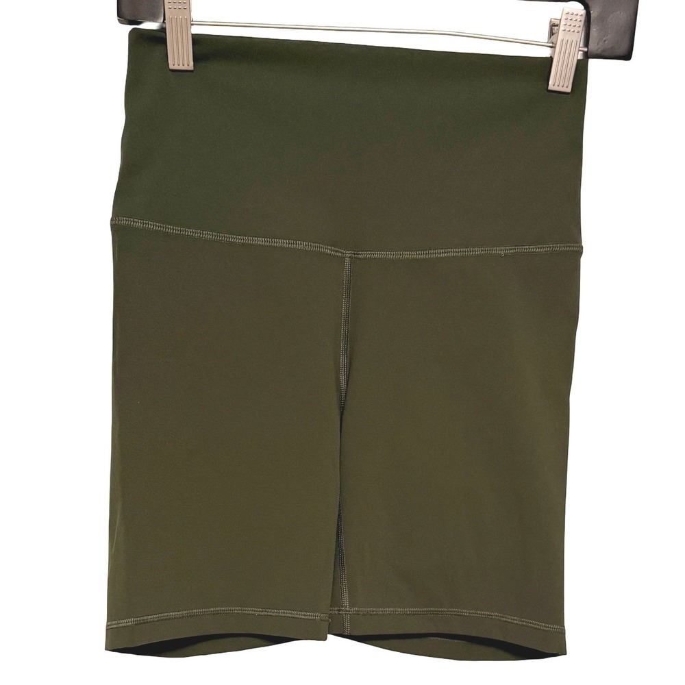 Tna TnAction Biker Shorts Women S Green High Rise Athletic Yoga Gym Activewear